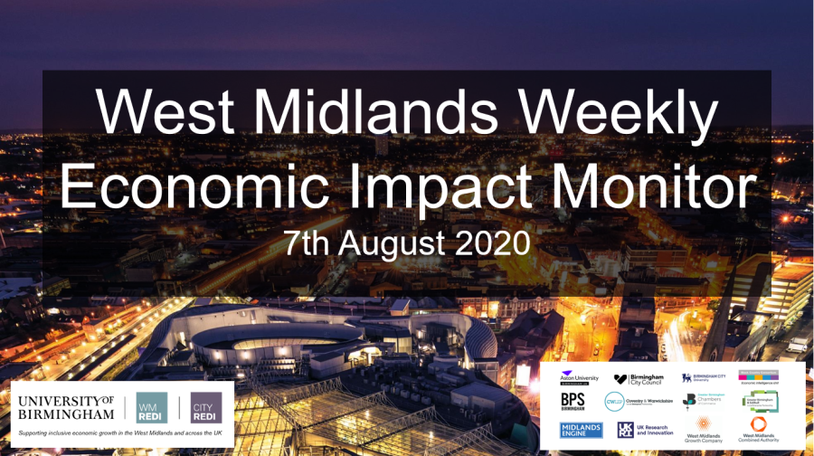 A new edition of the #WestMidlands Economic Impact Monitor is out now. Bringing together data and intelligence from the WM REDI partnership into a single source which can be shared and utilised in planning and responding to the challenge of #Covid19UK - bit.ly/3fzaZLK