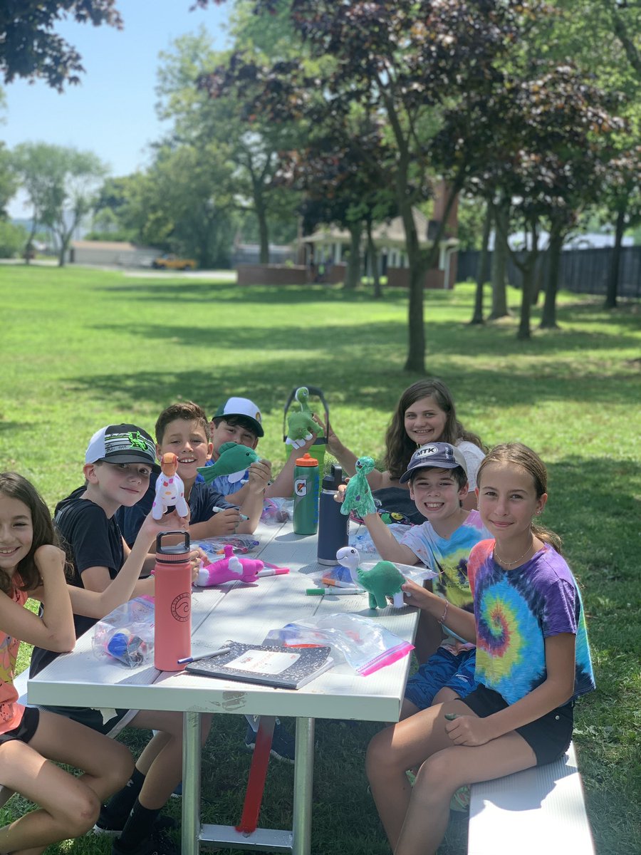 Tobayrecreation's tweet photo. The kids at Roosevelt Park making their own little pets! https://t.co/gT8RsZhjgq