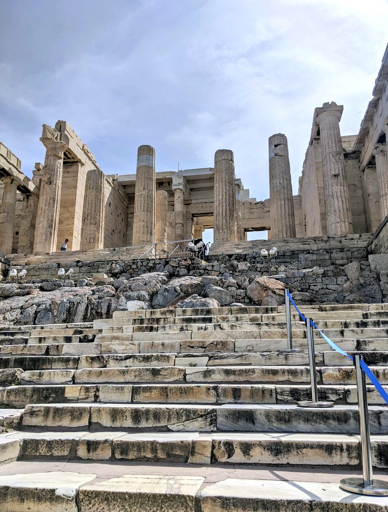 A current research project + an upcoming visit to the  #Acropolis have got me thinking about  #access, ramps, & paths in  #Athens Although the city's design + hills often push our gaze up to lofty monuments or out to distant vistas, there are plenty of reasons to look down 