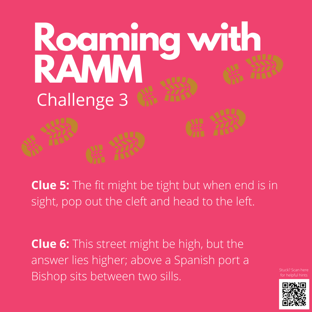 RAMMuseum's tweet photo. It's ramblin' time!
Give Roaming with RAMM: Challenge 3 a go - if you think you can unravel the clues.
https://t.co/9TMrP9tADb
#roamingwithramm #devon #exeter
#familyfun #kids #outdoorfun #escapegame #adventurehunt #thingstodoexeter https://t.co/t9BQ0kbFcO