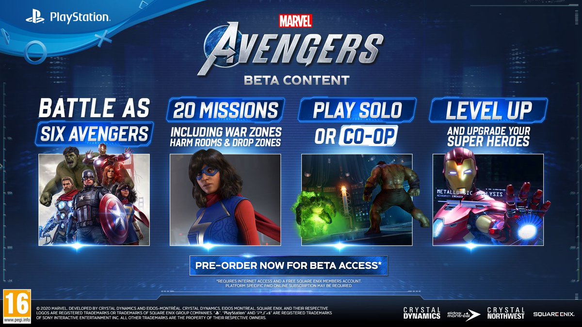 SimplyGames 🎮 on "The Marvel's Avengers PS4 BETA begins You pre-order a copy of the game below to get your code emailed through to you ⬇️ https://t.co/8dh5MZPjsZ https://t.co/qez7kzZeO8" /