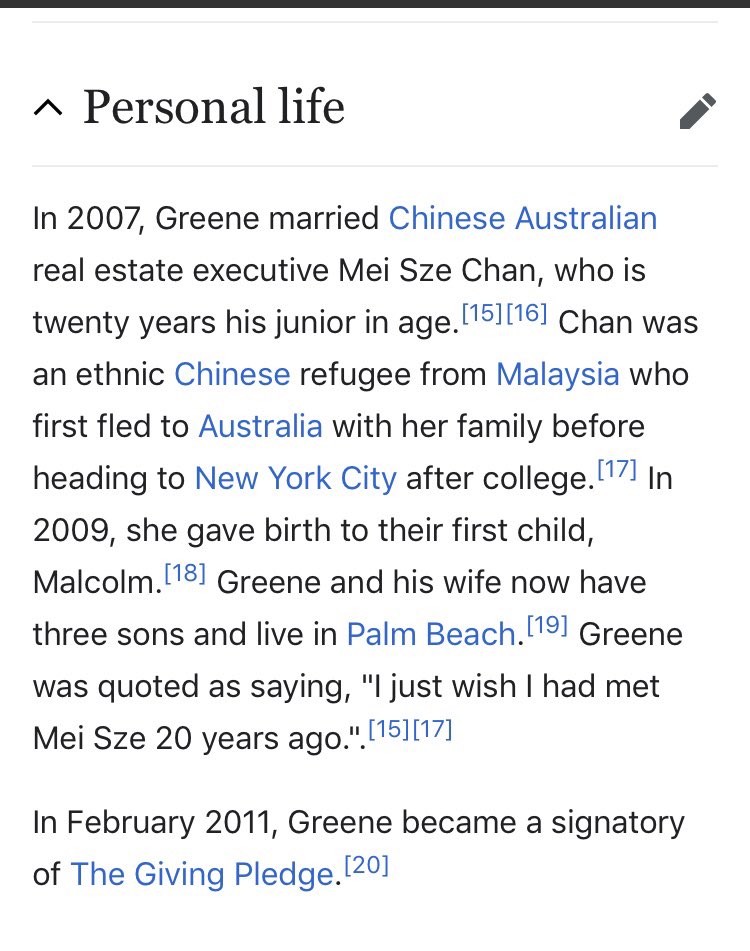 81/ JEFF GREENEREAL ESTATE MOGULMarried to Chinese expatriotDem; supported HRC but claims to have liked Trump - before attempting to throw POTUS under the bus in 2018Greene has failed office runs for Rep and Senate seats