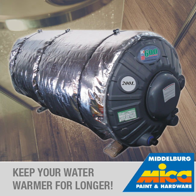 Mica Middelburg on X: Geyser Blankets are an energy saving solution for  your home that keeps your geyser's water warmer for longer. Head to  Middelburg Mica to purchase your very own Geyser