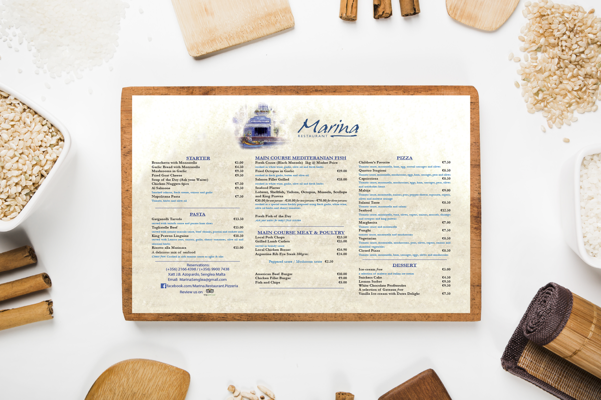 Gutenbergmalta's tweet photo. Put your #customers at ease when visiting your #outlet by complying with #COVID19 regulations. Print your A3 or A4 #disposable #tablemats #menu at Gutenberg Press Ltd today. #Contact us for more information and the #price list.
 #menus #restaurants #bars #pubs #outlets https://t.co/IHCLlAHtIl