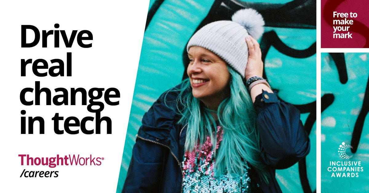 I've been nominated for an <a href="/InclusiveAwards/">Inclusive Awards / Companies</a> which is lovely. If you feel I should be recognised for the work I do in diversity &amp; inclusion <a href="/thoughtworks/">Thoughtworks</a> pls click here inclusivecompanies.co.uk/awards/diversi… &amp; complete the short form before 14 Aug, using my email alynch@thoughtworks.com Thanks!