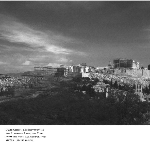"like the paint discovered in the late 18th century to be an integral aspect of the Acropolis's white marble construction, the ramp challenges the meaning of the walk to the top of the Acropolis and its role in the history of  #architecture" -  @davidgissen