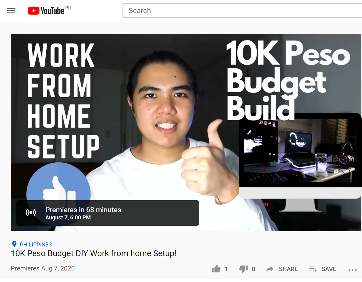 Regallinari's tweet photo. Check out my first youtube Vid!!! :)

Out at 6pm!! 

10K Peso Budget DIY Work from home Setup! https://t.co/4emV6Ql95X via @YouTube 

Like 🙂
Comment :3
Subscribe ♡ https://t.co/SwkYpAOzIr