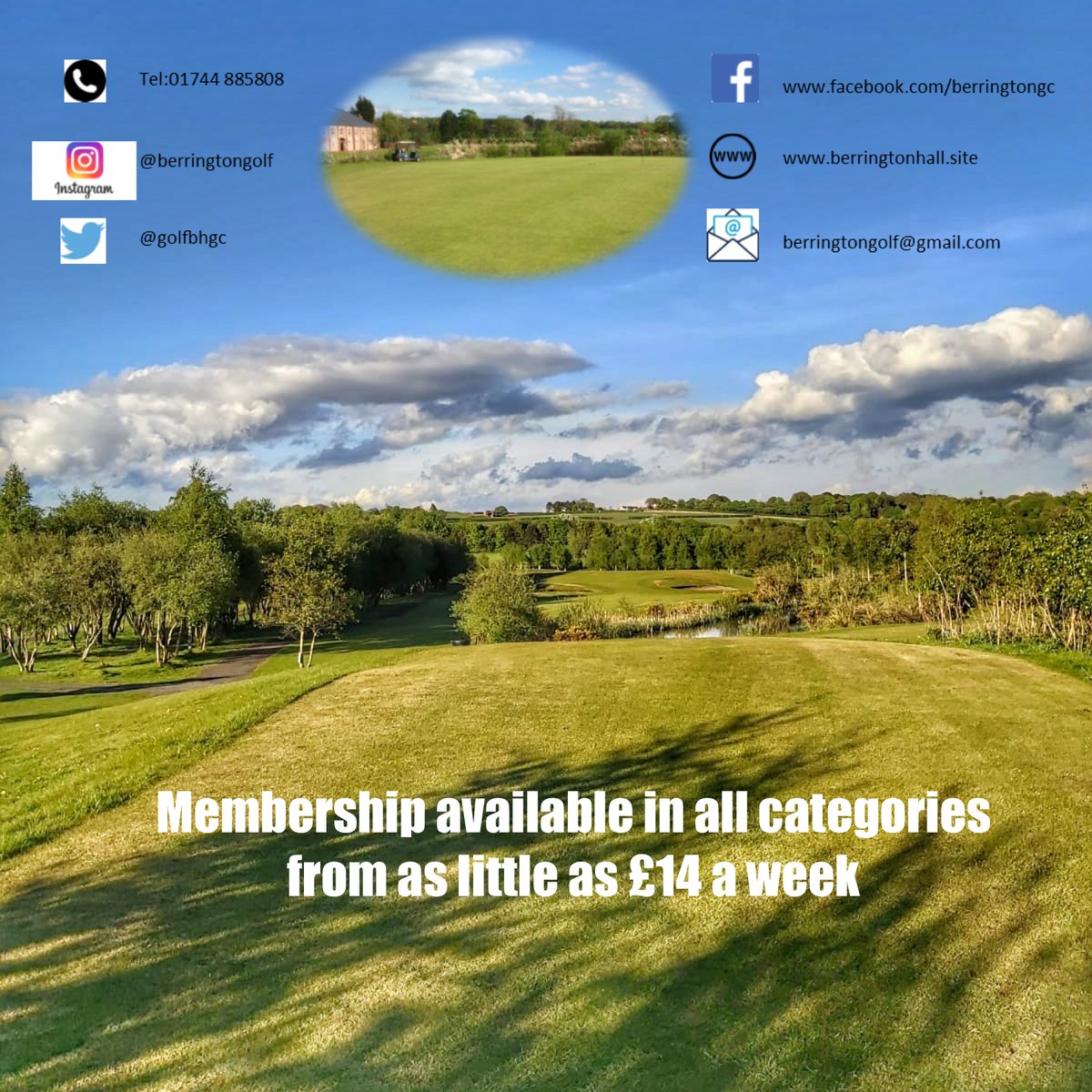 golfbhgc's tweet photo. More members joining every day, we are a welcoming club with very friendly members, join now before it’s too late #berringtongolf #berringtonhall #valuegolf https://t.co/e3hfmTiKMf