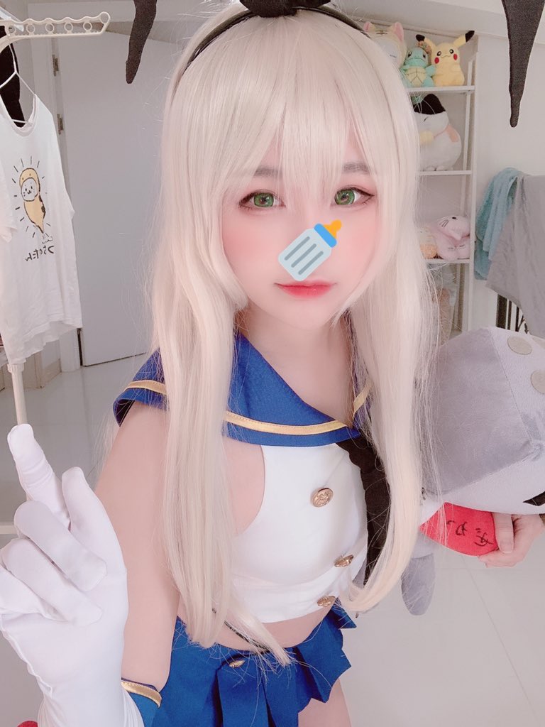 画像,しまかぜ、出撃しまーす⚓시마카제 🌊💙🤍💙🤍💙🤍💙🤍#島風 #駆逐 #shimakaze https://t.co/Jbj54zO8hB…