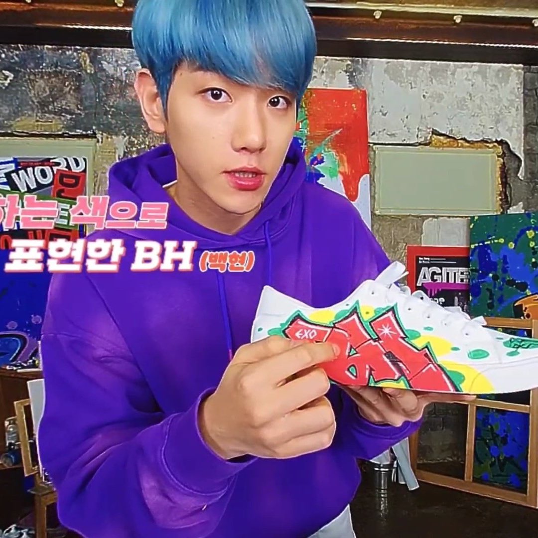 아니 근데 진짜로 백현이 못하는게 뭐야..?? 천재강쥐 확실합니다. 프리베 보스 맞지ㅜ