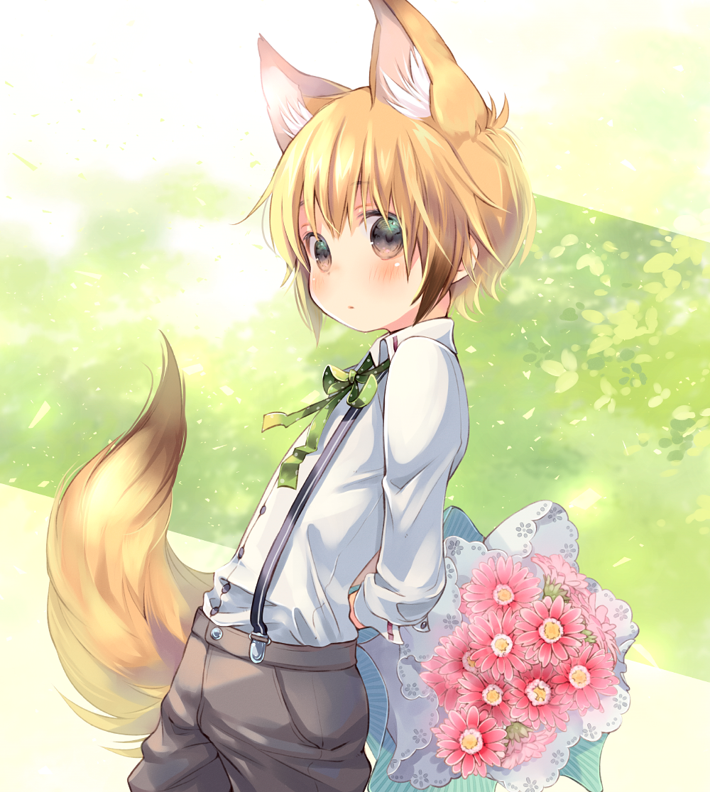 「#花の日
普通の人間っぽくないものばかり揃ってしまった 」|玖珂つかさのイラスト