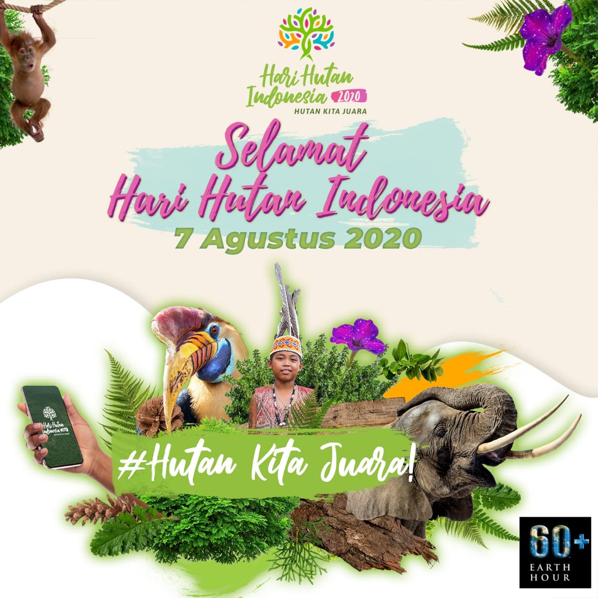 EHJKT's tweet photo. Hari Hutan Indonesia!

Tepat pada 7 Agustus resmi dijadikan Hari Hutan Indonesia. Dengan momentum ini kita diingatkan akan pentingnya menjaga hutan kita yang di dalamnya terdapat berbagai sumber kekayaan alam.

#7Agustus #HariHutanIndonesia #HariHutanIndonesia2020 #AdopsiHutan https://t.co/Dr2CkoK55M