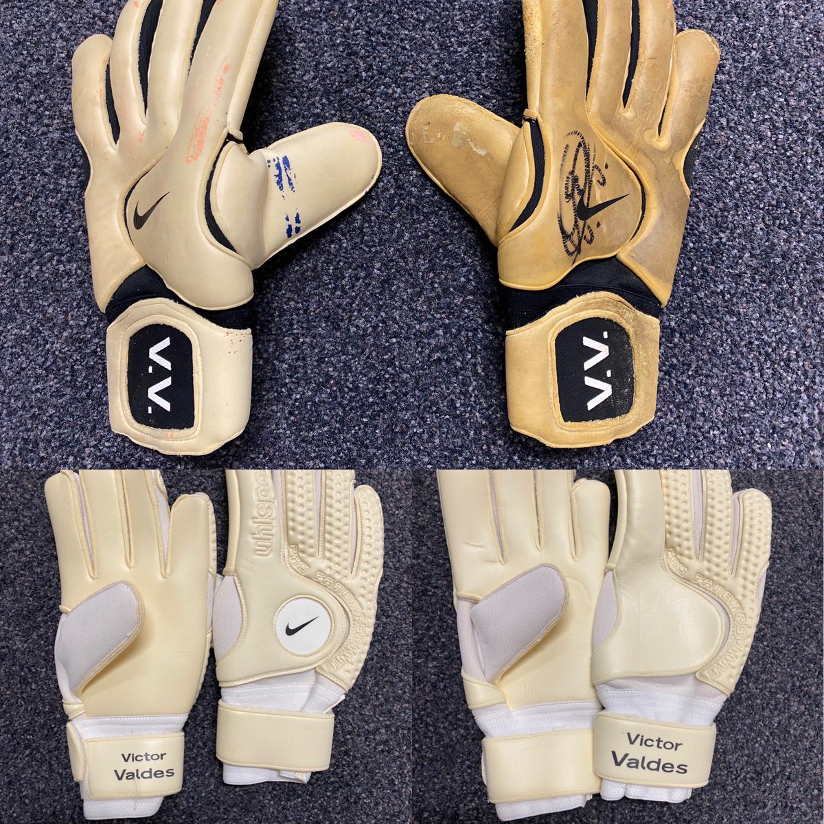 pistola Deslumbrante filete Jorge González on Twitter: "@Frans_Hoek 🇬🇧When Nike didn't make gloves  good enough for Víctor Valdés and an agreement had to be reached with  Uhlsport to modify their gloves with the swoosh. then