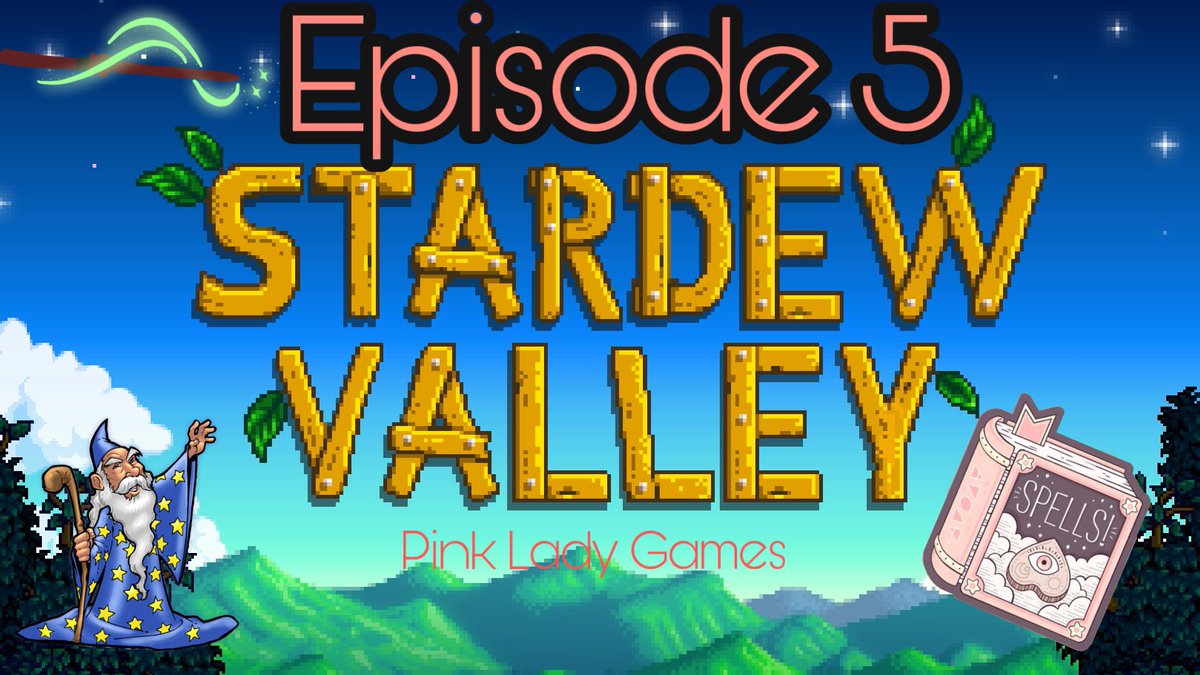 Had to argue with YouTube all day today so it’s late but episode 5 is up! Come meet a wizard! #gaming #youtube #stardewvalley #StardewValley #playthrough #letsplay #contentcreator #newcreator #lgbtcreator