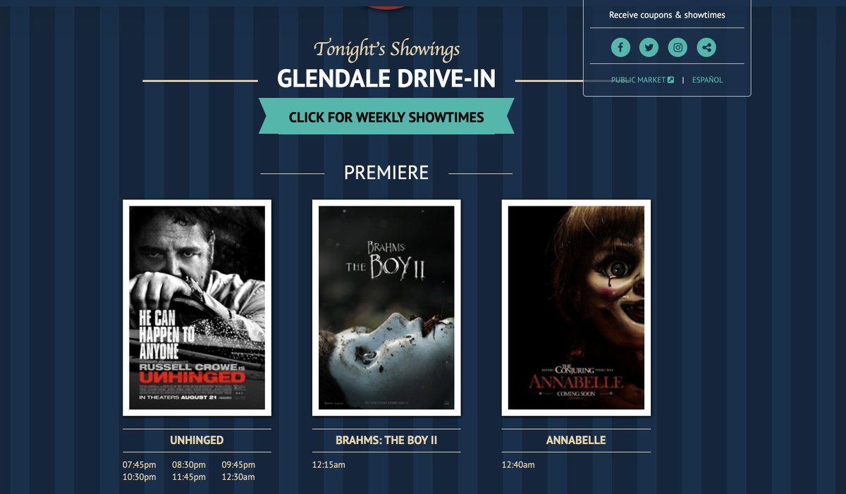 If you don't live in/near Chandler, you have more movie options: @WestWindDriveIn is open in Glendale, Arizona,  https://bit.ly/3ggBaad Pop-Up Events at WestWorld of Scottsdale,  https://bit.ly/3giQqU0 Digital Drive-in in Mesa,  https://bit.ly/3gj3PeV 