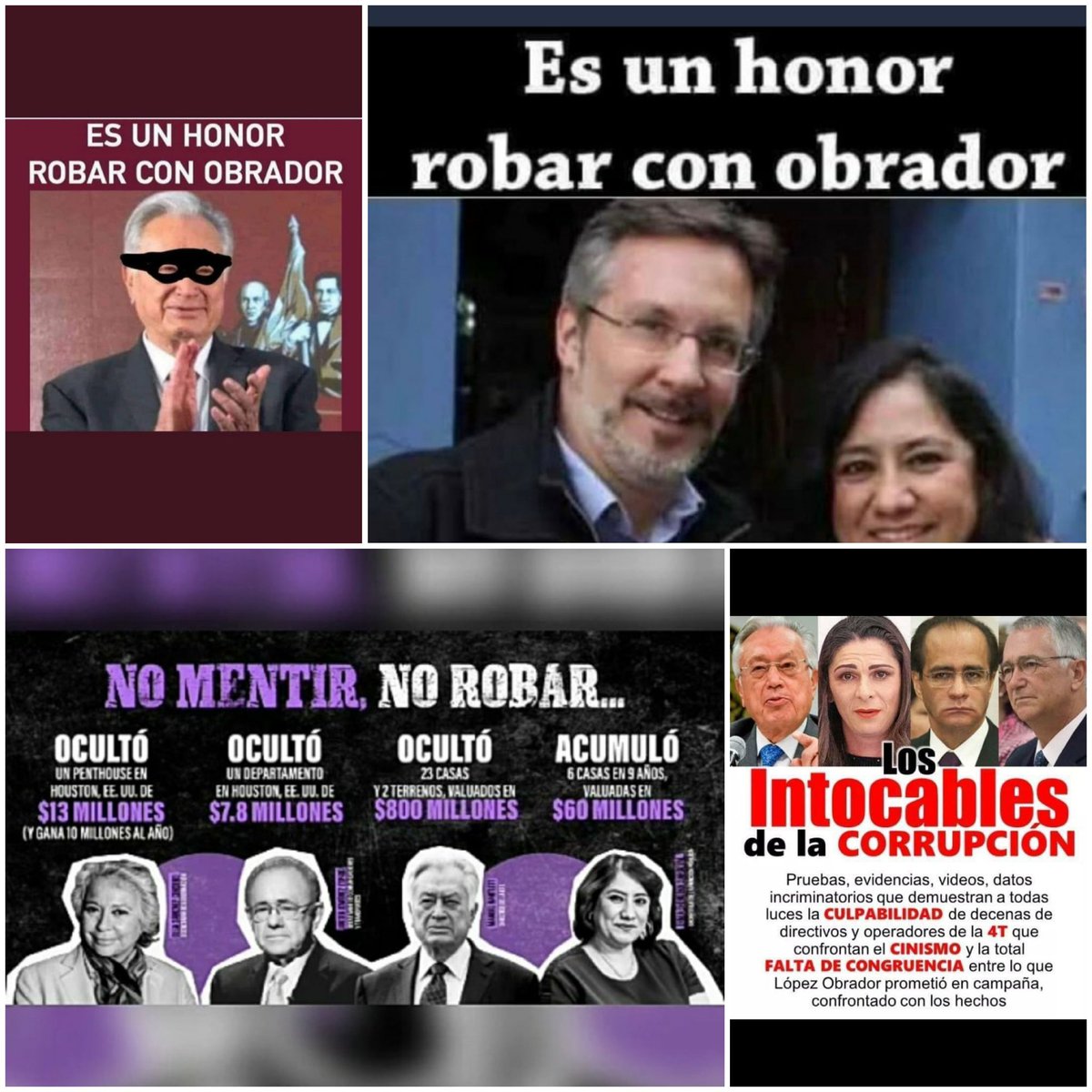 La pandilla de Morena esta por caer.
El mitómano de lopez se autoengaña justificando malas acciones en nombre de la revolución y la transformación...
México hoy sufre las consecuencias de un inepto destructor, resentido y mediocre, se te acabo lopez
#PioPillinCanallin es el fin