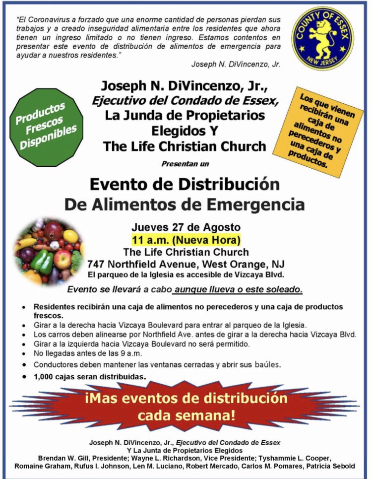 Tisa In Case Anyone You Know Needs Help Getting Food Share Freefood Westorangenj