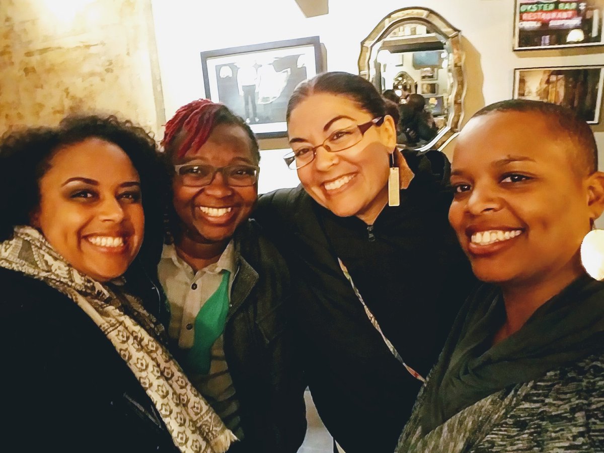 In Sept 2017, I introduced  @XChangeIdeas to  @thephiwa, who is the founder + former Director of  @SalusCenterMI, at the Center's opening. Within 2 weeks, the 3 of us +  @TashmicaTorok linked up back at Salus for our very 1st  #IsWeDoinThis TJ meeting.  #kismetYup, we did that!