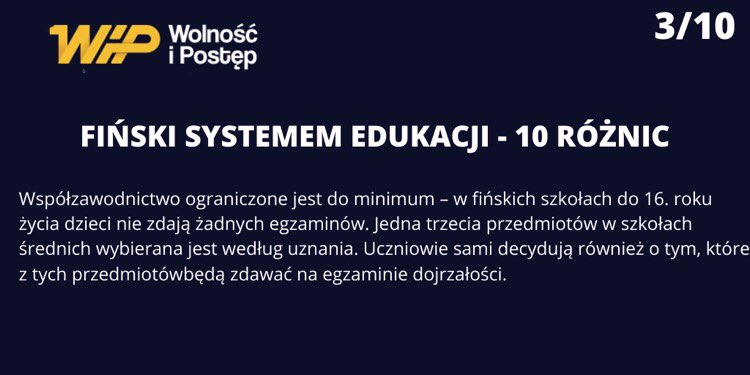wolnoscipostep's tweet photo. 3️⃣ #WolnośćiPostęp.
Dlaczego system fińsnki jest korzystniejszy? 

Więcej: 
📄: https://t.co/JD9kIRZmcs https://t.co/pDQ55nMIbf