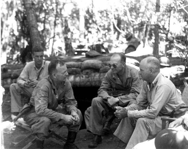 9 of 18On Nov 4, the Army's independent 147th Inf. Regiment arrived. By Dec. 8, the 132d and 182d Inf. and the rest of Americal Div., commanded by Maj. Gen. Alexander Patch, plus additional reinforcements, landed to relieve and replace the  @1st_Marine_Div.