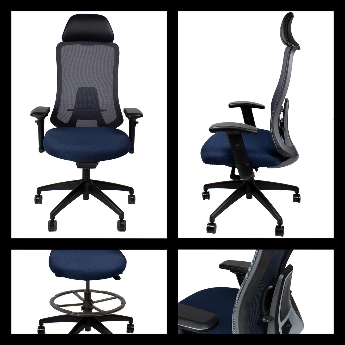 ECDErgo's tweet image. ECD’s Lagos Series offers sleek styling and extraordinary comfort. Lagos has a standard integrated dynamic lumbar support, 4D adjustable arm and like most ECD seating is available in multiple sizes with additional options for foam, arm and mechanisms for enhanced flexibility.