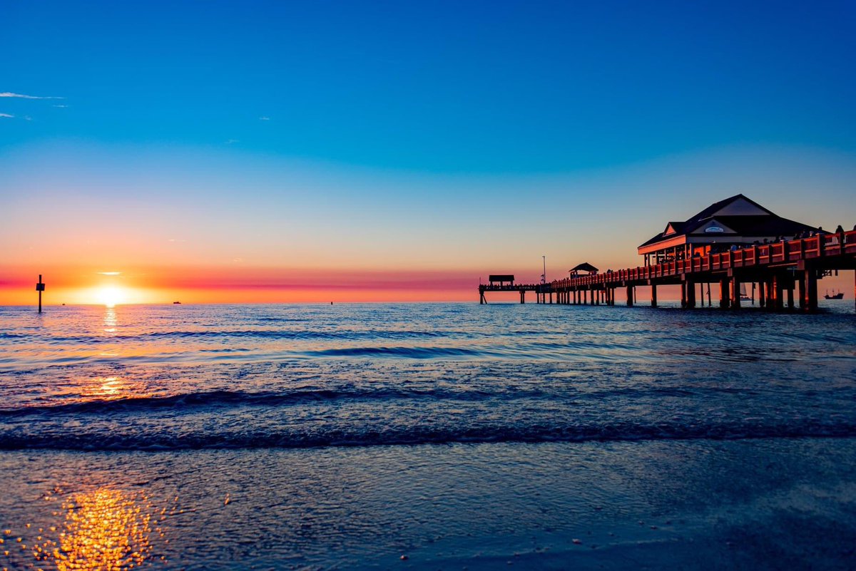 MyClearwater's tweet photo. We are always up for a little friendly competition . 😎 With views like this (see picture) how can you not vote #Clearwater as “Best City” in Best of the Bay Awards? We will be watching another sunset with our toes in our famous sugar sand while we wait for you to answer. https://t.co/baJR4AgVCY