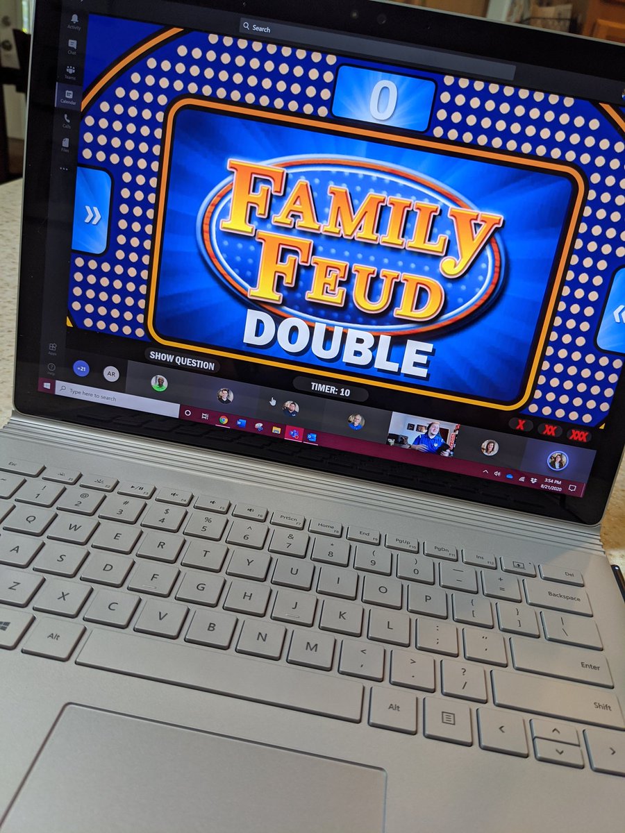 TGIF! <a href="/Projetech_Inc/">Projetech Inc.</a> is celebrating the end of the work week with a company #HappyHour  and #FamilyFeud
#wfh #remotework #MaximoExperts