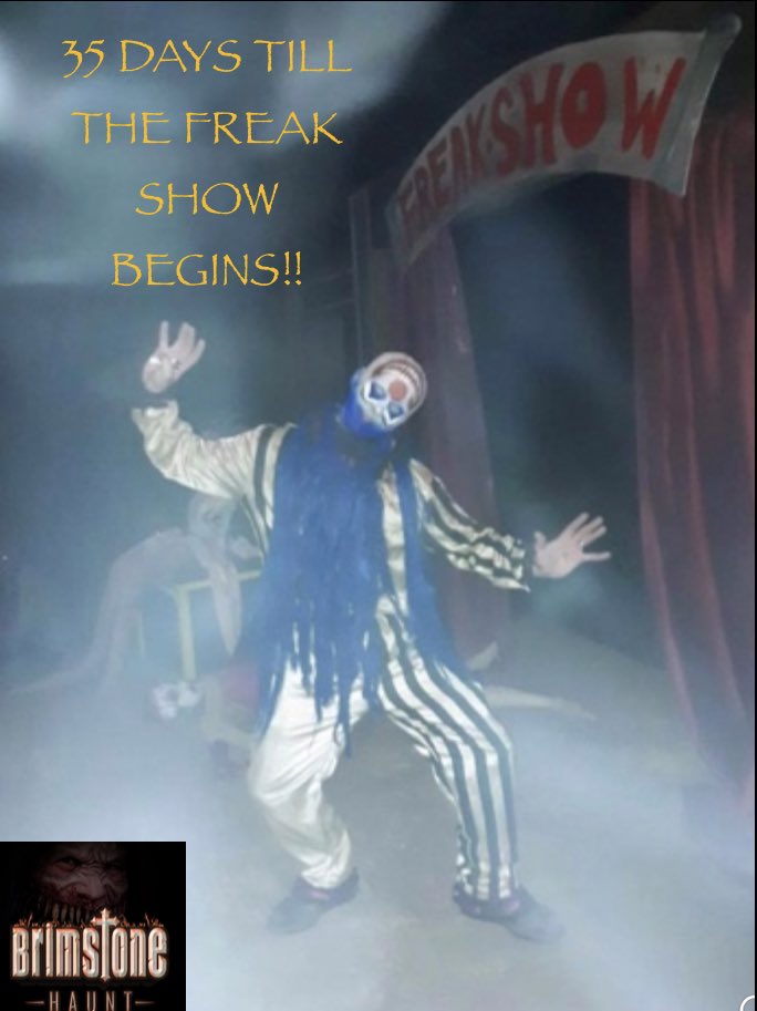 Bring On The CLOWNS!! 35 Days Till Opening ! #SaveHalloween #IAintSkeered