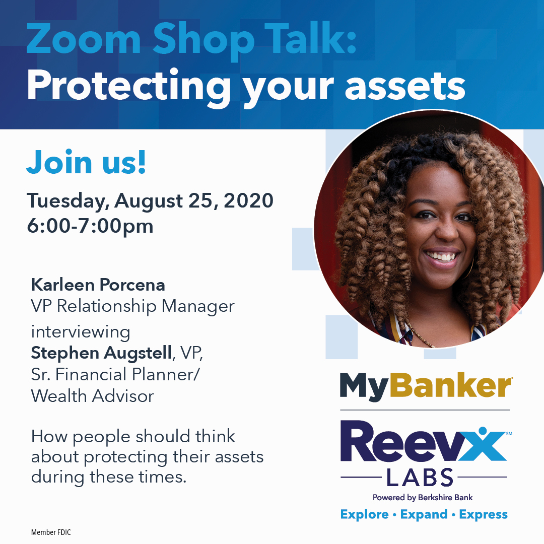 Join us &amp; ReevxLabs MyBanker : Karleen Porcena this coming Tuesday, 8.25.20 | 6pm-7pm

RSVP at bddy.me/3aMaOvC
Meeting ID: 815 6983 5930