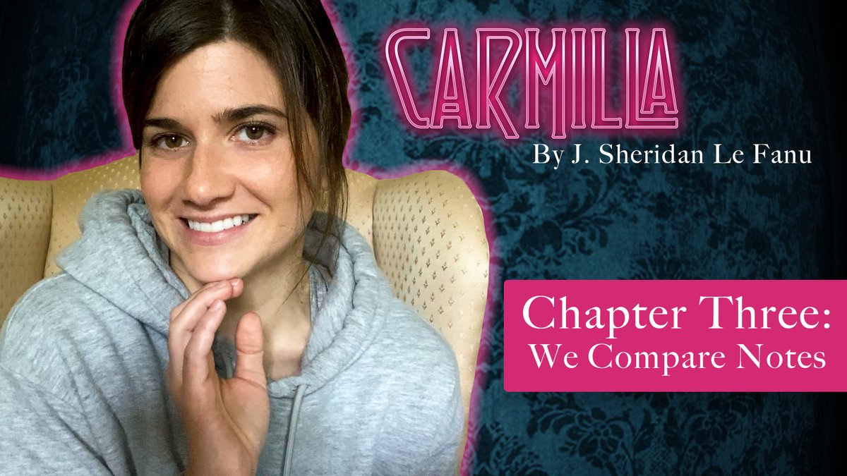 Let's hear Laura spill some tea; 🍵 Now it's time for Chapter 3! ⌛⌛⌛ 🌀 bit.ly/Carmilla_Ch3 🌀 bit.ly/Carmilla_Ch3 🌀 bit.ly/Carmilla_Ch3