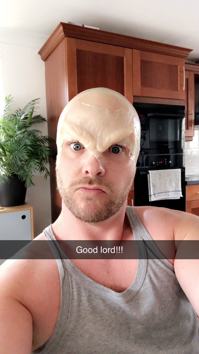 Does my head look bald in this... 

#FridayFeeling #art #bensfx #fantasyart #visualarts #specialeffects #baldcap #prosthetics