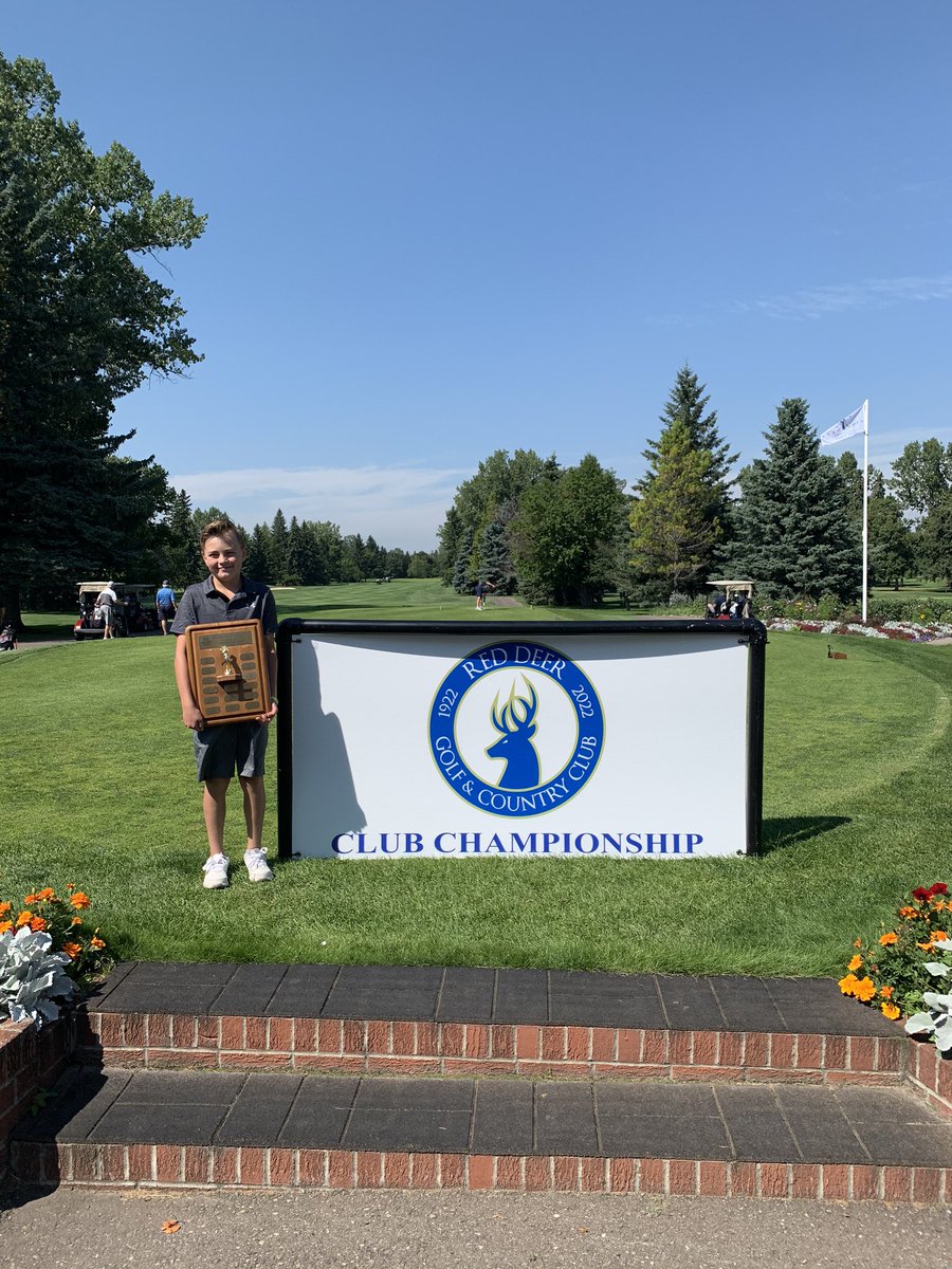 After a close battle Daxtin Seefried comes out the champion by one shot over Lyndon Rea to capture the <a href="/rdgcc1922/">Red Deer Golf & Country Club</a> Junior Club Championship Novice Title!