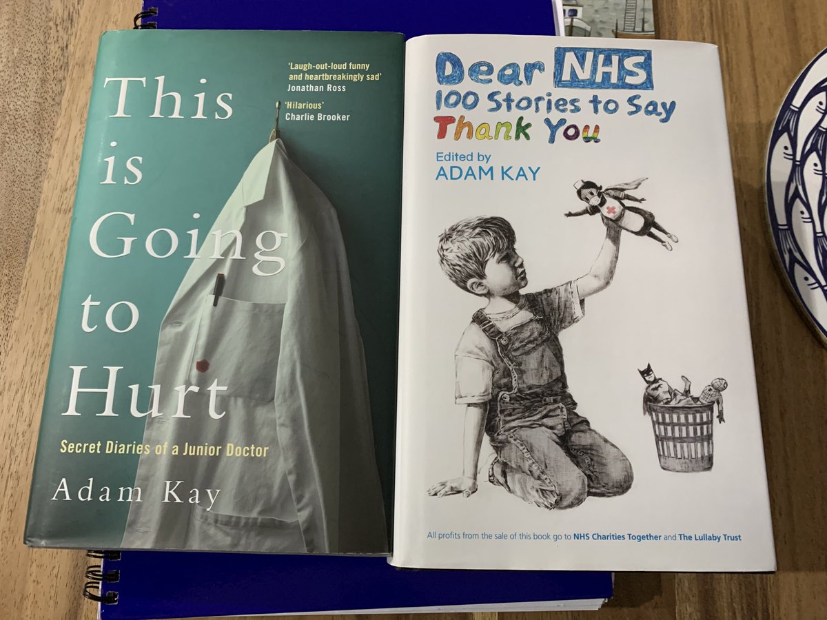 Some sort of non work reading. Delighted to have a copy signed by ⁦<a href="/amateuradam/">Adam Kay</a>⁩ - we ask so much of our staff but cannot overstate how much we owe our NHS. #diolch