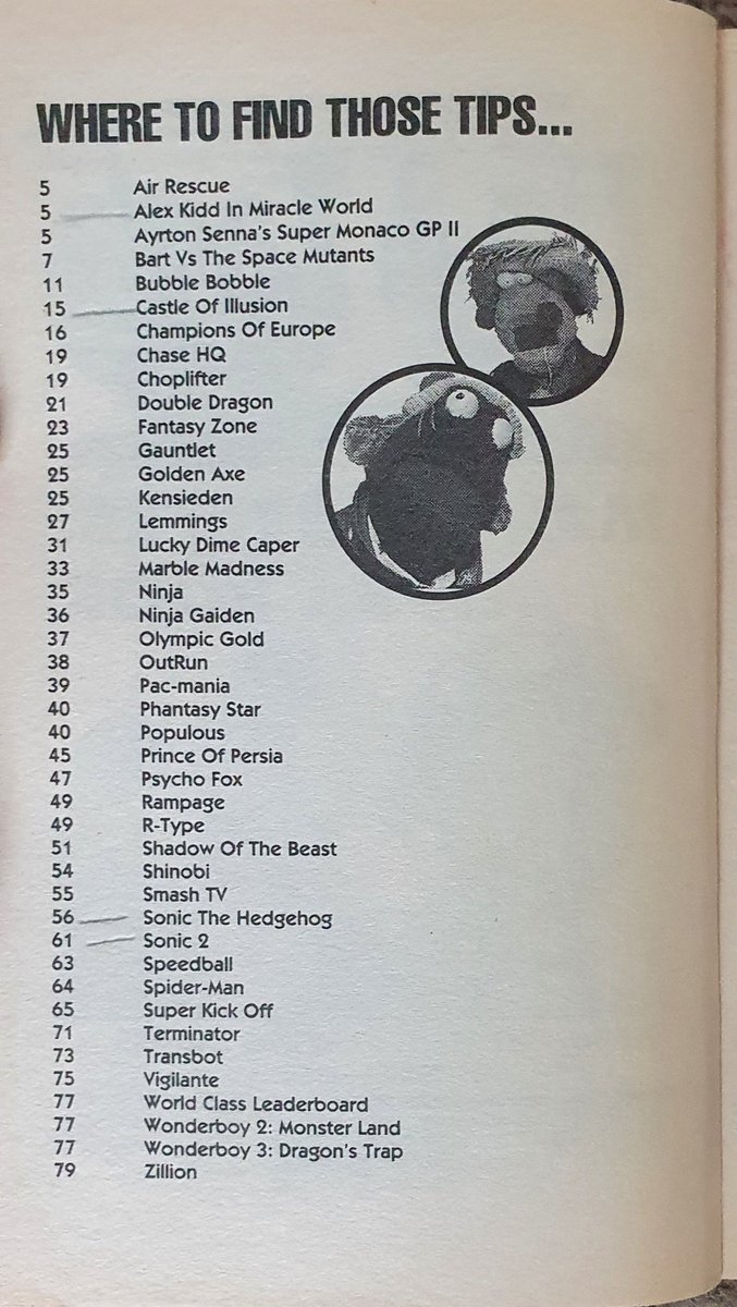 SegaMags's tweet photo. Did you know?
Zig & Zag (perhaps best known from The Big Breakfast on Channel 4) once "wrote" a tips book for the Sega Master System.
It was given away free with an issue of Sega Master Force.
#zigandzag #mastersystem #sega #segamags #segaforever #segamasterforce #retrogaming https://t.co/w9wLQYIOfu