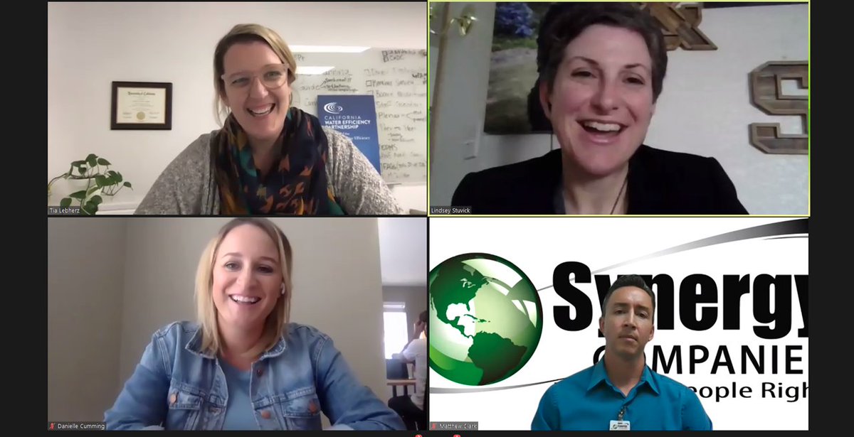 cadc_io's tweet image. Exciting panel featuring @MNWDWater, @rachio, and @SynergyCal. All working in partnership to introduce technology allowing water customers to control their home irrigation systems from anywhere. Thank you to Tia Lebherz of @CalWEP for moderating the panel! #2020SFWR