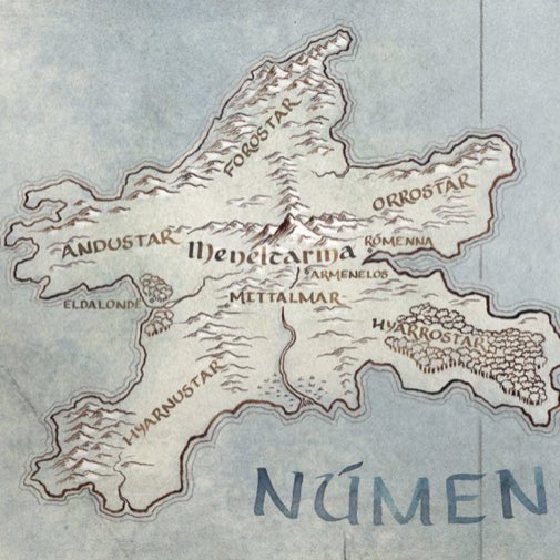 Numenor was a beautiful and immense island that was gifted to the Edain. The Edain were the houses of men who faught alongside the Elves against the evil Melkor (the original dark lord) and the dark forces of the world which included the men of the east.
