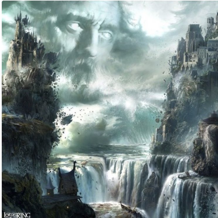 Ar-Pharazon and his massive army upon arrival were immediately met with punishment from Illuvatar. The earth opened up and swallowed Numenor whole into the ocean. Ar-Pharazon and his soldiers were consumed and imprisoned underground, forced to remain until the end of the earth.