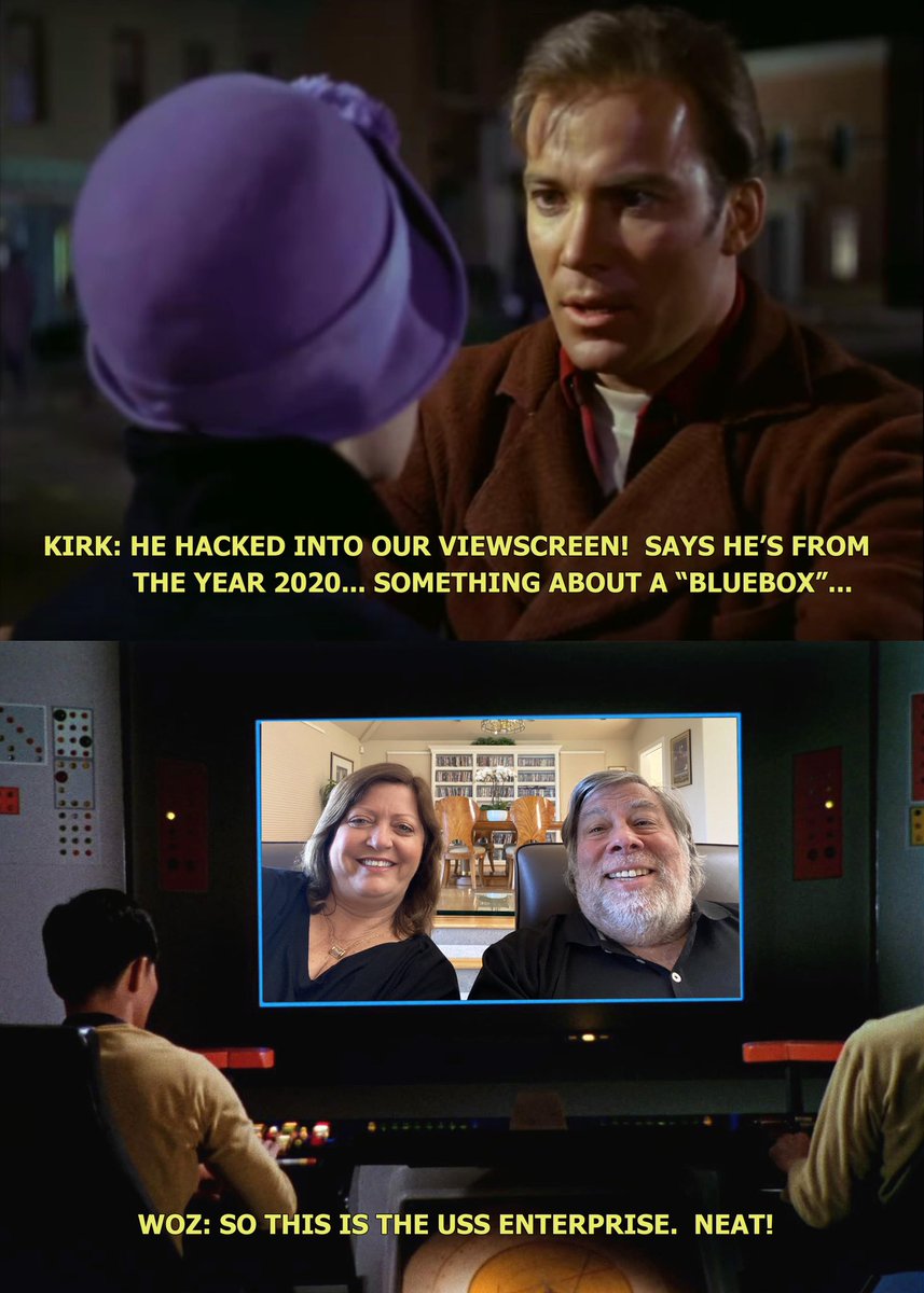 Blue Box 2020 goes where no Blue Box has gone before! 🛸  <a href="/stevewoz/">Steve Wozniak</a> #wozdomday10 #11daysofwozdom #inspiringchildren