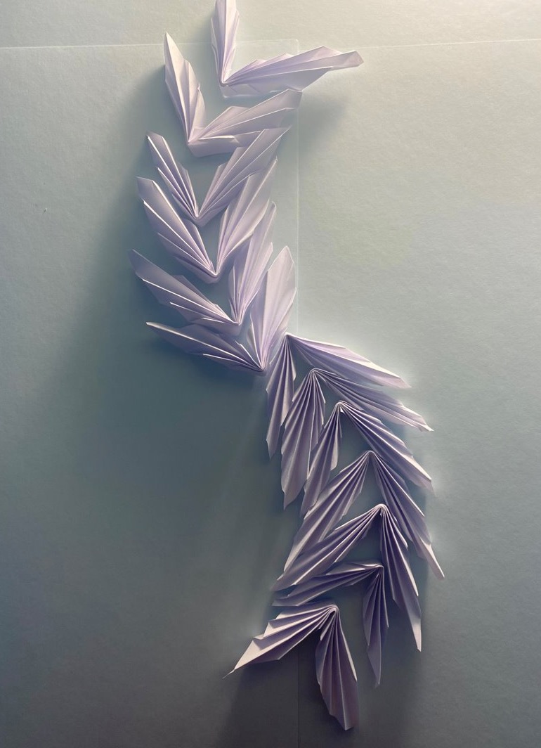 artfritzHSE's tweet photo. Students in Intro the 3D art making beautiful sculptures at home out of paper...and these are just exercises in composition...can't wait to see what they're doing at the end of the semester.@HSESchools @HSEPrincipal https://t.co/19mqTXEUds