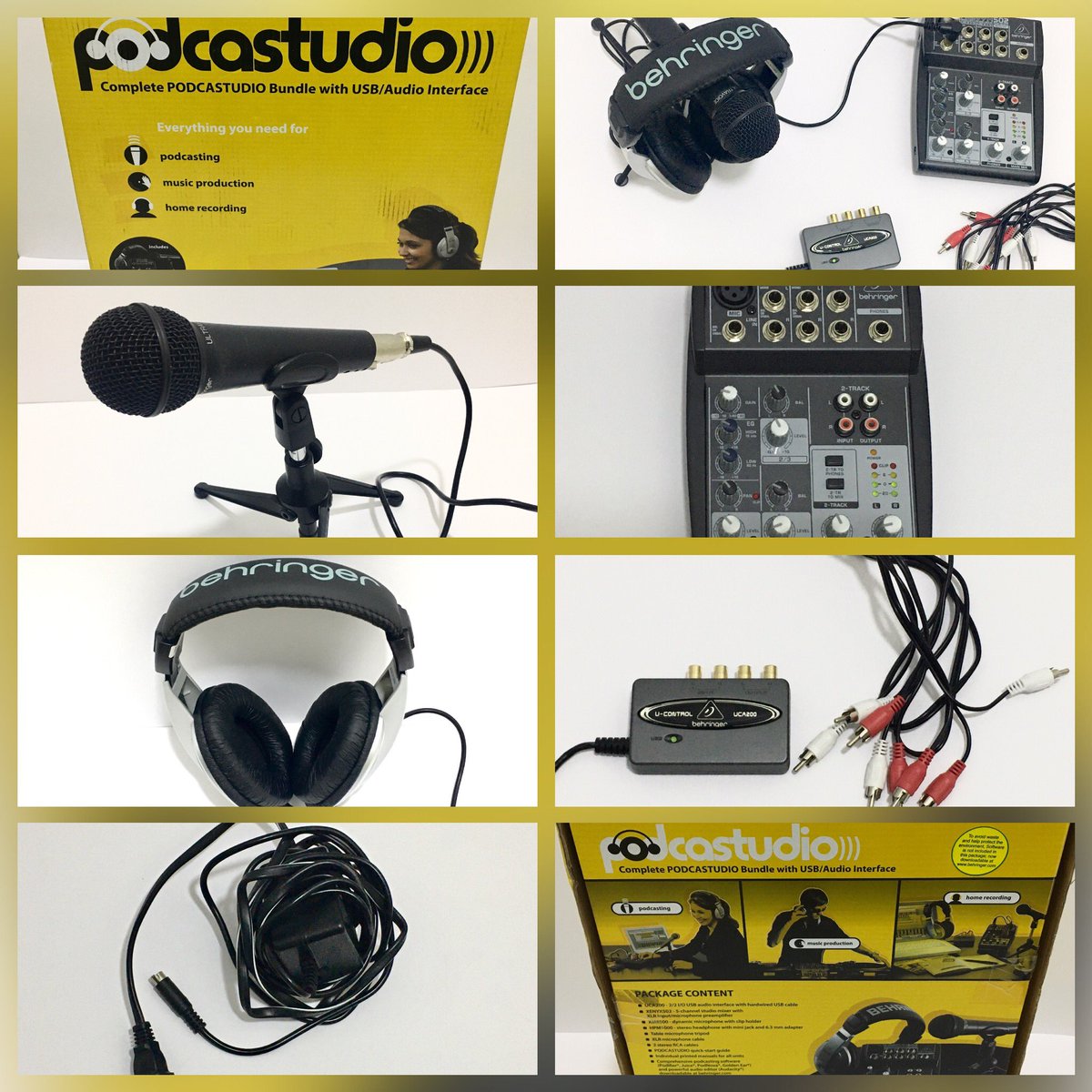 BrauCJM's tweet photo. https://t.co/oXsSoPCC5H
👋🏻 Queridos twitteros, pongo en venta este hermoso kit 🎙🎧 #Podcastudio
Toda la descripción en el link de arriba 👆🏼👆🏼
#Podcast #audio #interfazdeaudio #Behringer #micrófono https://t.co/u9fdREHTjy