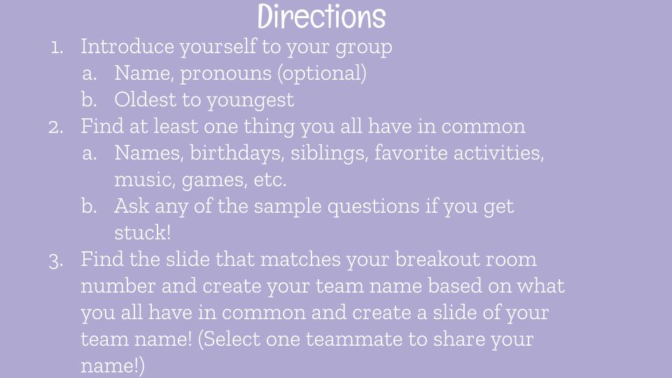 Ellie Donovan, the superstar 6th Grade Social Studies Teacher at  @SFUnified's Presidio Middle School, graciously made the slides from the team intro activity available.Editable version here:  https://docs.google.com/presentation/d/1wEdDSpJBQkGqXZXFffzlqBIRA4tUk88792m2MUE-hao/edit?usp=sharing