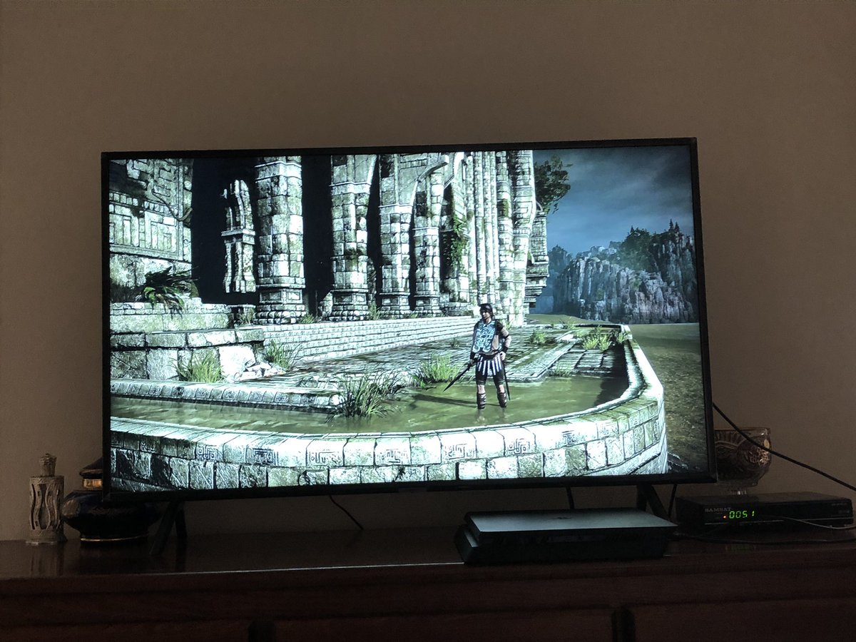 First things first: the work done by  @bluepointgames is jaw-dropping. I can’t begin to grasp how much effort and care went into this remake.The level of detail in the Shrine of Worship, the grass, the rocks, the sky, and everything else is incredible.