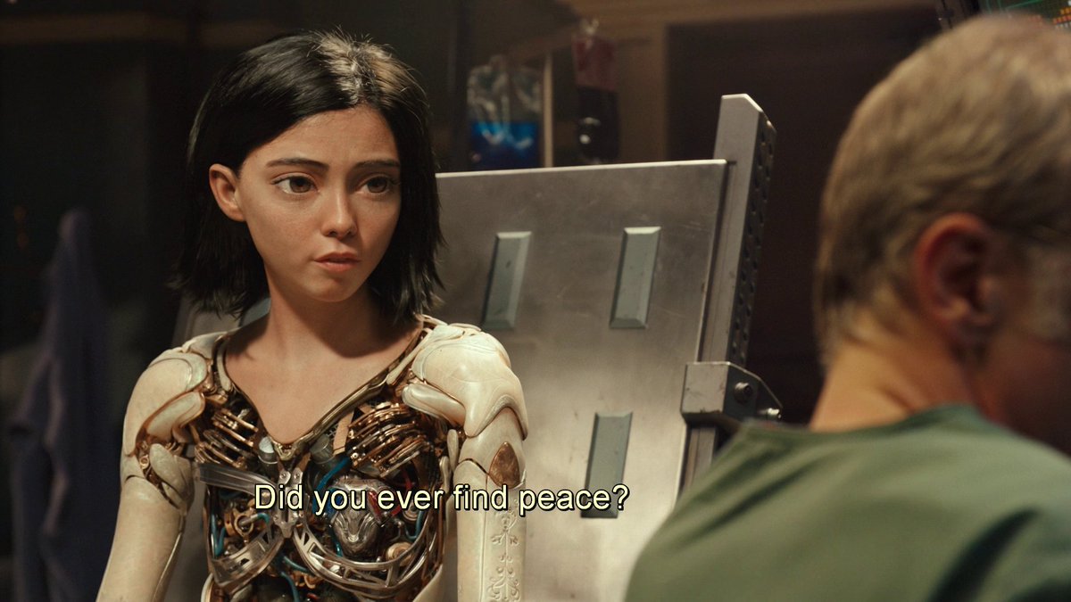 anyway, it's so important here that the film is clear about Ido's perception of Alita and has her reject it. Alita can't be his way of having a daughter again. it doesn't mean she can't love him, but she cannot accept her definition of him. their relationship is really nuanced!