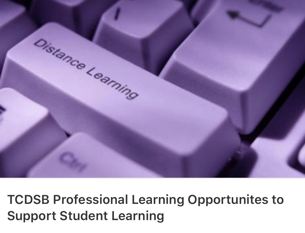 <a href="/TCDSB/">Toronto Catholic District School Board</a> Teachers - want to participate in a workshop next week? Professional Learning sessions for <a href="/Brightspace/">Brightspace by D2L</a> and Google Classroom. Over 30 sessions available.  Check your board email for more info. <a href="/googlecanada/">Google Canada</a>