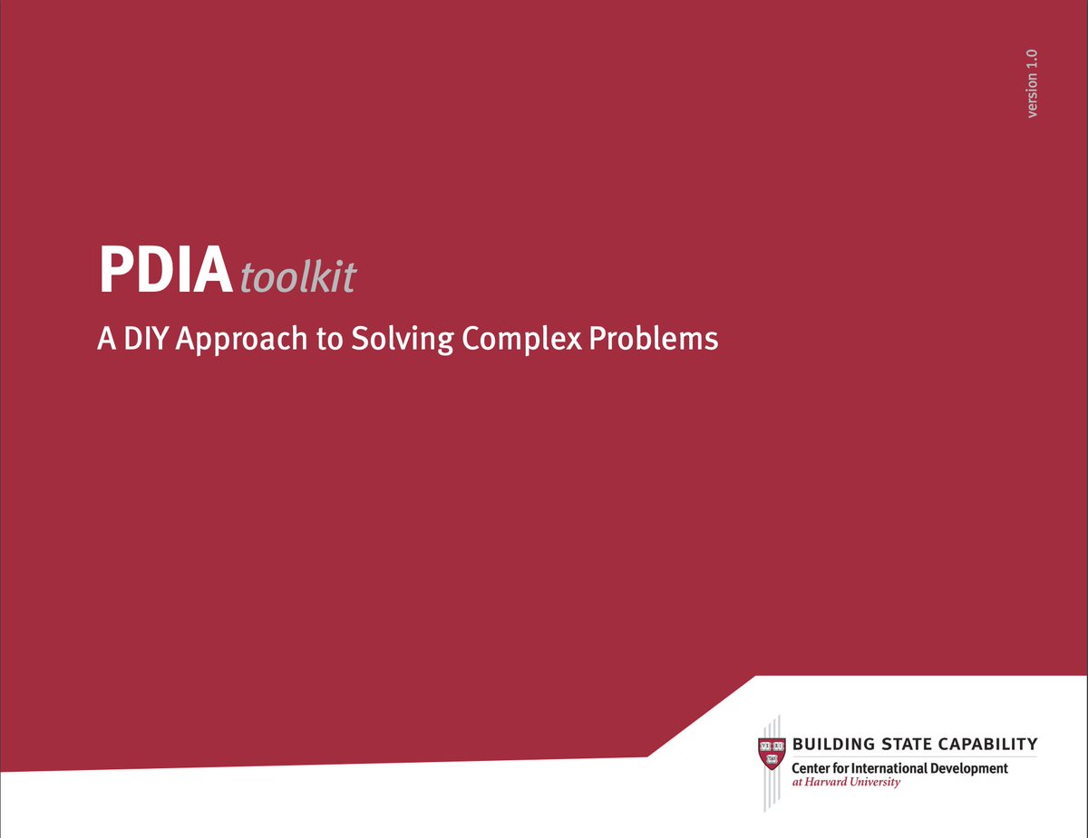 HarvardBSC's tweet photo. Trying to solve a complex problem in a #developing country but don't know where to start? Download our #PDIAtoolkit to learn how to break down your #problem, take action, and #iterate. Available in #English and #Spanish, more languages coming soon! https://t.co/5siwAhuB3T https://t.co/TcaOpcXMLr