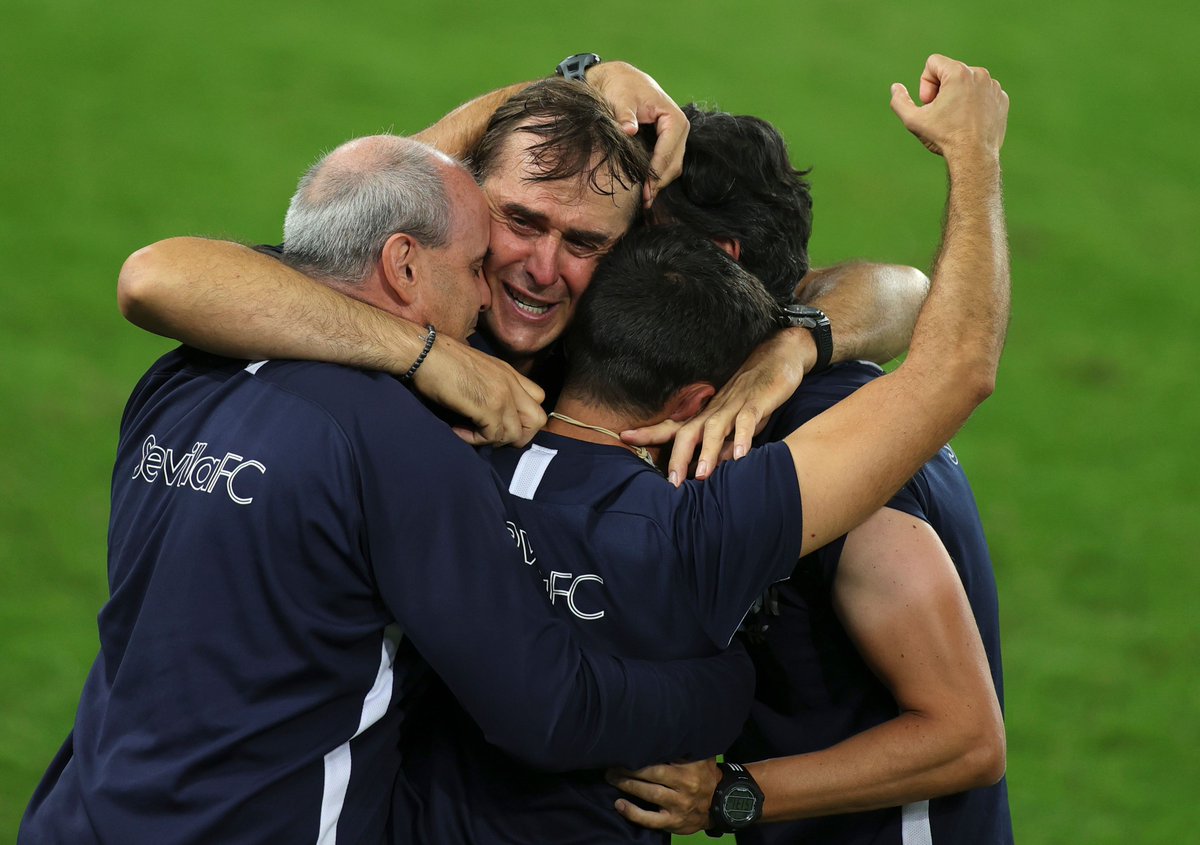 goal's tweet photo. It means EVERYTHING to Julen Lopetegui 😭

#UELfinal https://t.co/BXe75eth6P