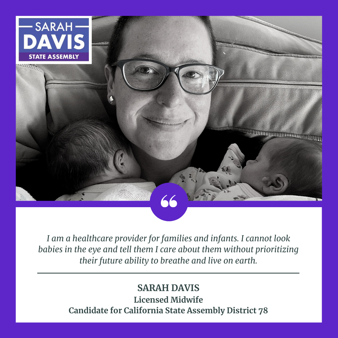 VoteSarahDavis's tweet photo. #climatejustice #cleanairandwater #greennewdeal #votesarahdavis #twins #future #birthjustice https://t.co/0RcuI20ouQ