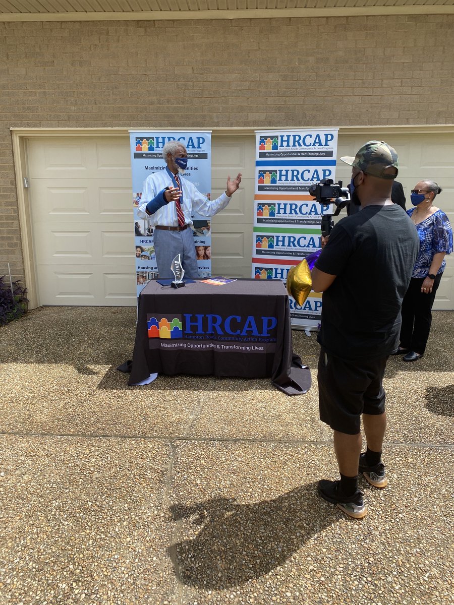 TheKBDGroup's tweet photo. Another #BehindTheScenes with our client the 
@hamptonroadscap filming for the of the 2020 Community Builders Awards! The awards highlight members of our community who are making a difference. Keep an eye out for the Live Stream at https://t.co/yRiuUUxzEb! https://t.co/GtdN0J9MHs