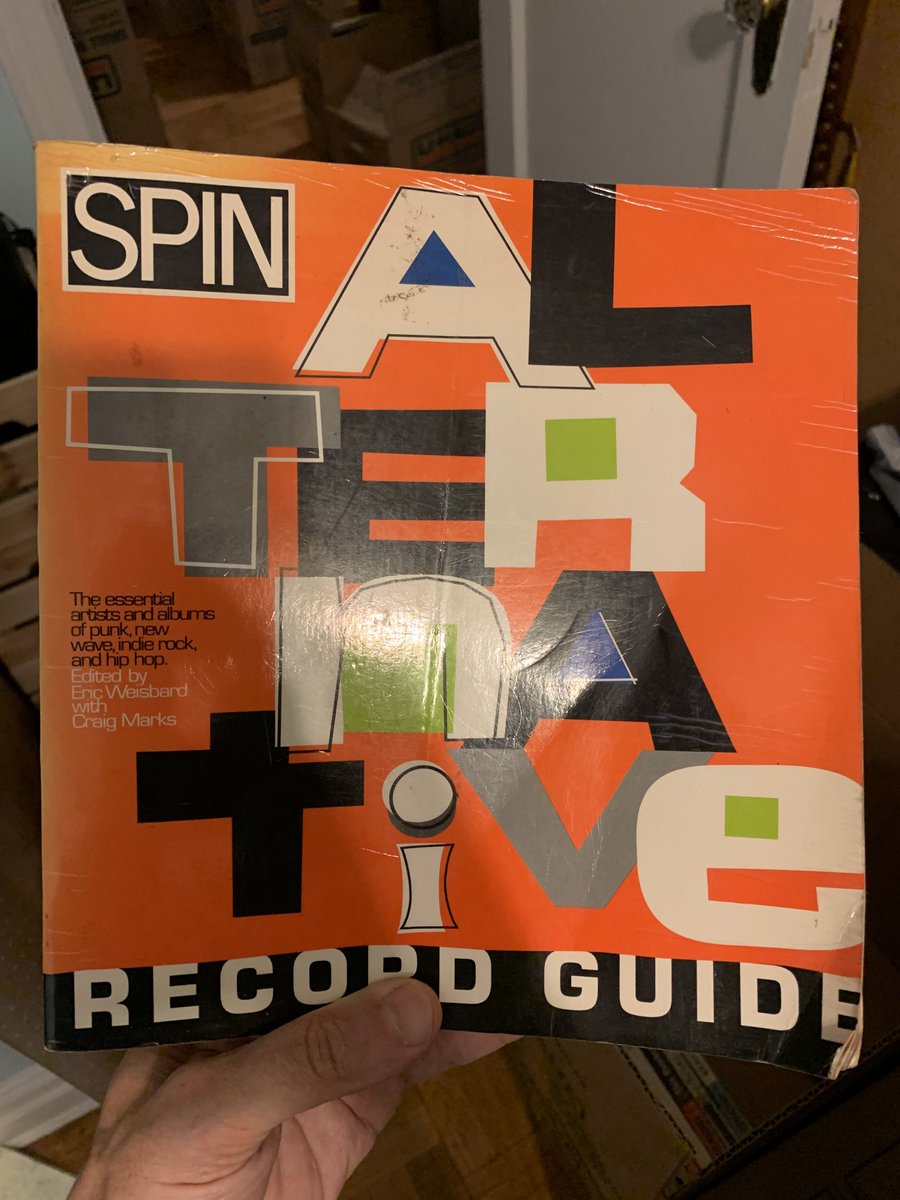 Read this cover-to-cover a half-dozen times, which explains the poor condition. Everything I know about The Mekons and The Slits I owe to  @eweisbard and  @craigmarks.