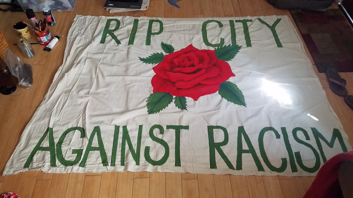 Some inspiring examples of what this can look like!QUEERS DANCE AGAINST FASCISM! #RipCity   AGAINST RACISM!Come on honeybees, bring your best banner game! #PortlandProtests  #PDX  #BlackLivesMatter    #AbolishThePolice  #A22